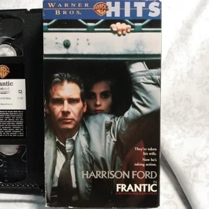 Vintage 1987 Frantic Harrison Ford Movie VHS Video Tape - Imagen 1 de 3
