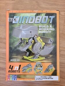 4 In 1 Dinobot Educational Model Building Tech Kits DIY Robot Dinosaur New