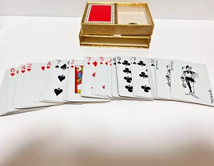 Tiffany & Co Doppeldeck Spielkarten zwei Sets rot blau mit Box Trump - Bild 1 von 24