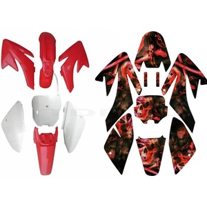 Plastics Fairing Graphics Kit For Honda CRF 70 CRF70 XR70 Pit Dirt Bike SSR 140 - Bild 1 von 7