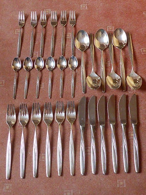 WMF Menue -  Besteck - HEIDELBERG -  Silber 90 -  6 Personen - Bild 1 von 2