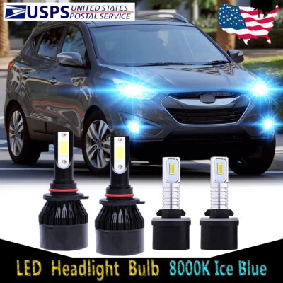 Para Hyundai Tucson 2014-2015 - Bombillas LED haz alto/bajo + luz antiniebla C9L Foto 1 de 4