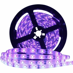 UV Schwarzlicht LED Streifen Stripe Band Leiste Lichterkette lila 2835SMD Licht - Bild 1 von 16
