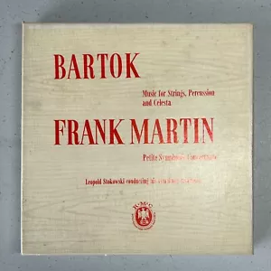 Vintage Bartok Frank Martin Leopold Stokowski Reel to Reel Tape Boxed UNTESTED - Picture 1 of 16