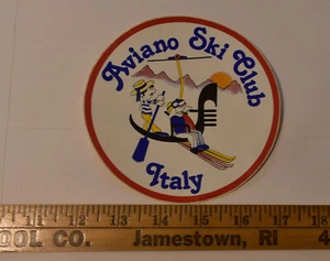 vintage large sized Aviano Ski Club sticker - Picture 1 of 1