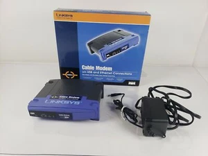 Linksys BEFCMU10 Ver.3  Cable Modem w/ USB & Ethernet Connections 42.88 Mbps - Picture 1 of 12