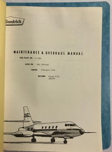 B. F. Goodrich Maintenance And Overhaul Manual For Part No 3-1184 - Bild 1 von 12