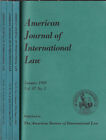 American Journal Of International Law Anno 1993 Vol 87 N 1 2 4  Aavv 1993