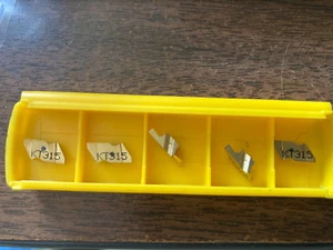 5 pcs KENNAMETAL DWG201024R00 KT315 CARBIDE GROOVING INSERTS (NG2065R ?) - Picture 1 of 3