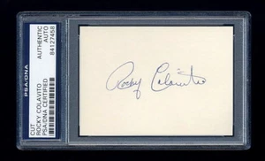 ROCKY COLAVITO SIGNED MINT CUT PSA/DNA SLABBED AUTOGRAPHED CLEVELAND INDIANS HOF - Picture 1 of 1