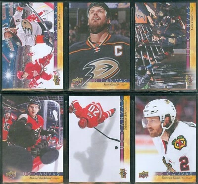 2017-18 UPPER DECK CANVAS UD PORTRAITS STARS CLASSIC NHL HOCKEY CARD SEE LIST - Image 1 of 2