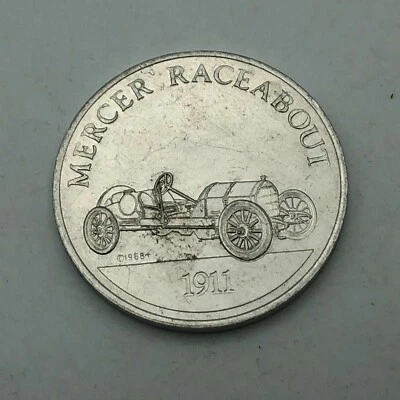 Sunoco 1911 Mercer Raceabout Coin Token Antique Car Coin Series Token Vintage - Image 1 of 4