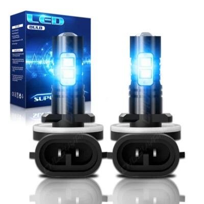 881 LED Fog Light Bulb 8000K DRL Driving Lamp For Kia Rio5 2007 2008 2009-2011 - Image 1 of 4