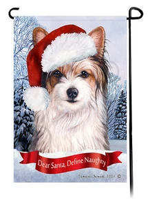 Dear Santa, Define Naughty Garden Flag - Biewer Terrier 020C - Picture 1 of 1