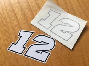 Thomas Lüthi Rennnummer 12 (kleines Paar) - Bild 1 von 1