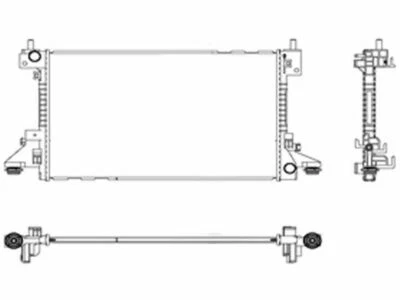 Radiador Chevrolet Volt 2011-2015 TYC 37535YW 2012 2013 2014 1,4 L 4 cilindros Foto 1 de 2