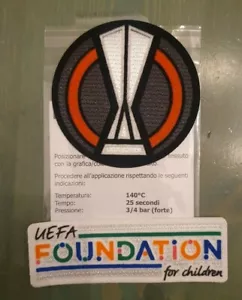 patch toppa badge europa 2024 2025 league foundation for children uefa logo euro - Foto 1 di 1