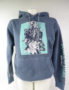 Funimation Anime Attack on Titan Gray Hoodie Long Sleeve Size Small - Picture 1 of 7