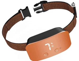 NBJU WIEDERAUFLADBARES HUNDERINDE TRAININGSHALSBAND FÜR KLEINE BIS MEDIZINISCHE HUNDE - ORANGE - NEU - Bild 1 von 7