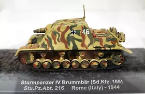 WW2 Combat Tanks Stu.Pz.Abt. 216. Rome (Italy) - 1944 Tank Collection T16 - Picture 1 of 2
