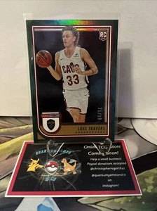 2022-23 Panini NBA Hoops #272 Luke Travers - Novato Cavaliers 71/99 verde - Imagen 1 de 2