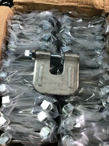 Venti 3/8 C Style Steel Plain Finish Beam Clamp Vertical Loads 100 Pieces - Picture 1 of 3