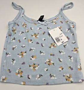 Forever 21 Women Knit Top/Cami/SP Sky Blue/Multi Size S- NEW WITH TAGS - Picture 1 of 4