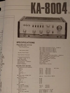 Kenwood KA-7002 Amplifier Schematic only from Volume 2 Original - Picture 1 of 13