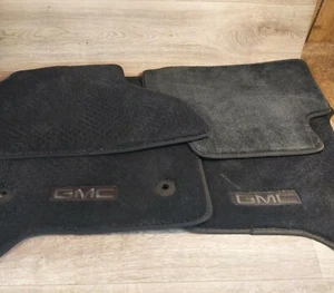 2015-2020 GMC Front & Rear Carpet Floor Mats 84313438 Black OEM - Picture 1 of 11