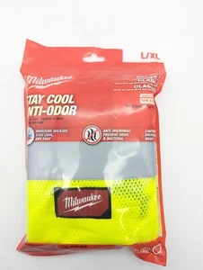 Milwaukee Tool 48-73-5112 Class 2 High Visibility Yellow Mesh Safety Vest - L/XL - Picture 1 of 2