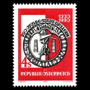 Austria 1980 - 750th Anniversary of the City of Hallein - Sc 1148 MNH - Picture 1 of 2
