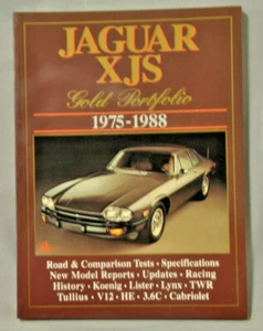 Jaguar XJS Gold Portfolio 1975-1988 softcover 171 pages - Picture 1 of 2