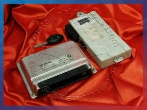 BMW 5 series E60 E61 2.5i M54 ENGINE ECU DME MS45.0 COMPUTER CAS2 MODULE KEY SET - Picture 1 of 12