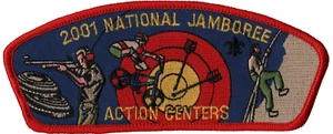 Jamboree Action Centers JSP Red Bdr 2001 (AR788) - Foto 1 di 1