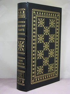 1., signiert vom Autor, Worthy Fights von Leon Panetta, Easton Press - Bild 1 von 3
