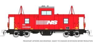 RAPIDO N SCALE WIDE VISION CABOOSE-NORFOLK SOUTHERN 2024 RELEASE-AMAZING DETAIL! - Picture 1 of 2