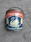 White Swan Peanut Butter Tin Can Pail Toronto Spice Oil Gas Coffee Sign Beer 