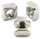 A2 Stainless Steel Square Nuts To Fit Metric Bolts and Screws
