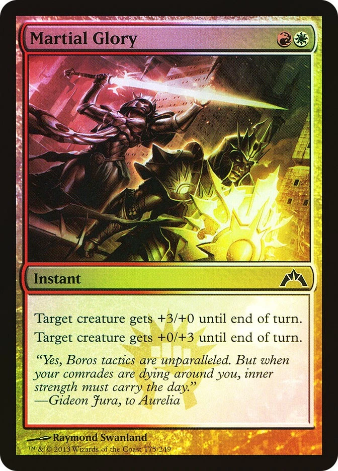 MTG FOIL Martial Glory  - Gatecrash #175 - Image 1 of 1