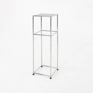 2010er USM Haller Podeste in Chrom und Schwarz 46x14x14 Zoll 6x verfügbar - Bild 1 von 12