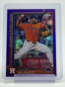 RONEL BLANCO 2025 TOPPS CHROME PURPLE REFRACTOR ASTROS /250 Q4920 - Picture 1 of 2