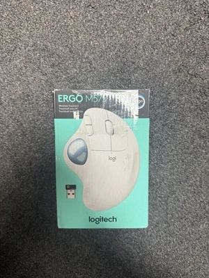 Logitech ERGO M575 Kabelloser Trackball - Off-White - Bild 1 von 4