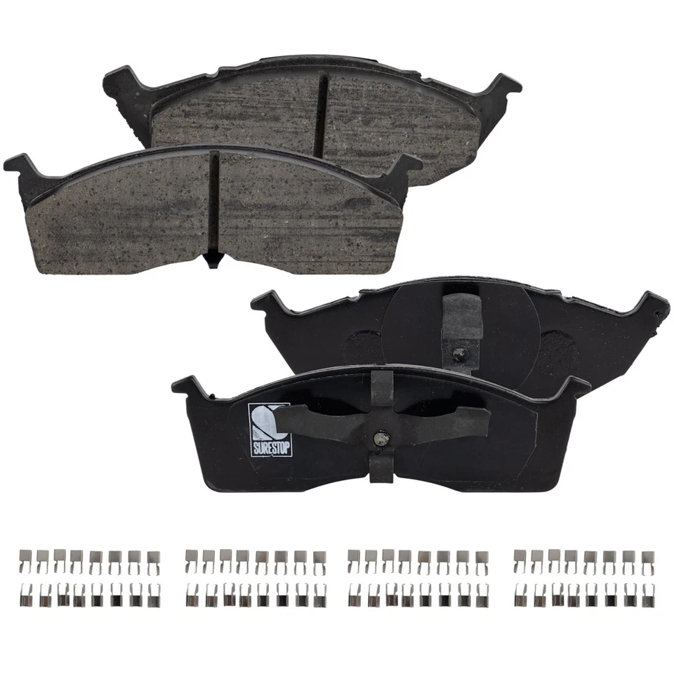 Front Ceramic Brake Pad Set For 1995-2005 Dodge Neon 1995-2001 Plymouth Neon - Image 1 of 4