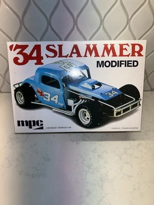 MPC 927M/12 ‘34 SLAMMER MODIFIED MODEL KIT-1/25 - OPEN BOX - Image 1 of 2
