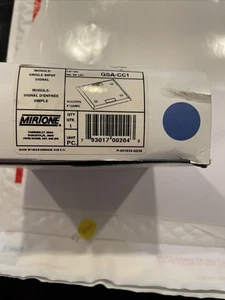 New in Box Mirtone GSA-CC1 Module Single Input Signal Fire Alarm - Picture 1 of 16