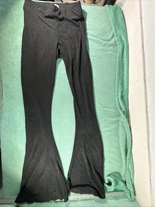 Show Me Your Mumu Bam Bam Bells Black Suede Feel Large Hose - Bild 1 von 6