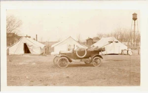 RPPC - At a campground with a Ford Model T - c1910 - Picture 1 of 2