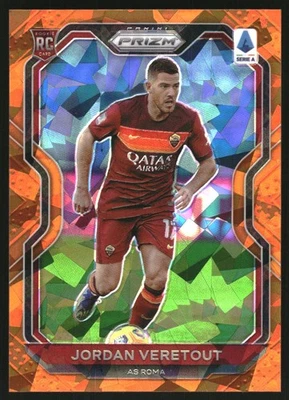2020-21 Panini Prizm Serie A Orange Ice #22 Jordan Veretout /23 - Image 1 of 2