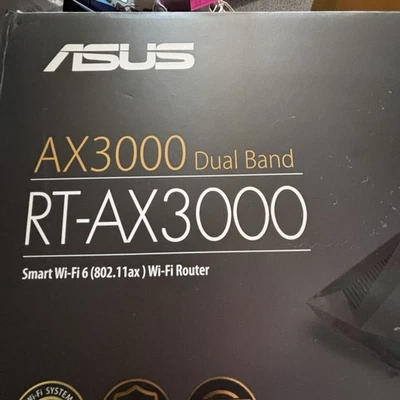 ASUS RT-AX57 AX3000 Dual-Band Wi-Fi 6 Router (opened never used) - Image 1 of 4
