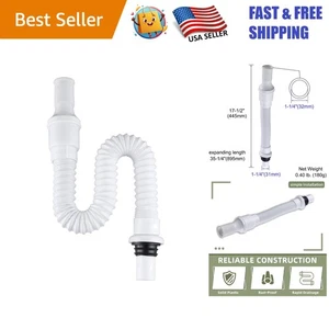 Tubo di Scarico Lavello Regolabile con Prevenzione Ritorno - Attacco 1 1/4" - Foto 1 di 10